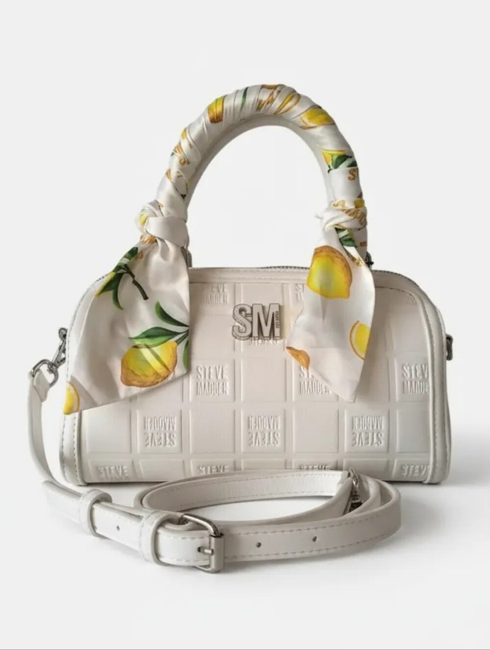 Steve Madden Lemon Barrel Crossbody Handbag